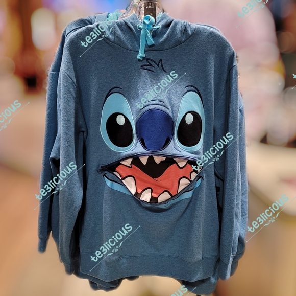 Disney Parks Stitch Pullover Hoodie 